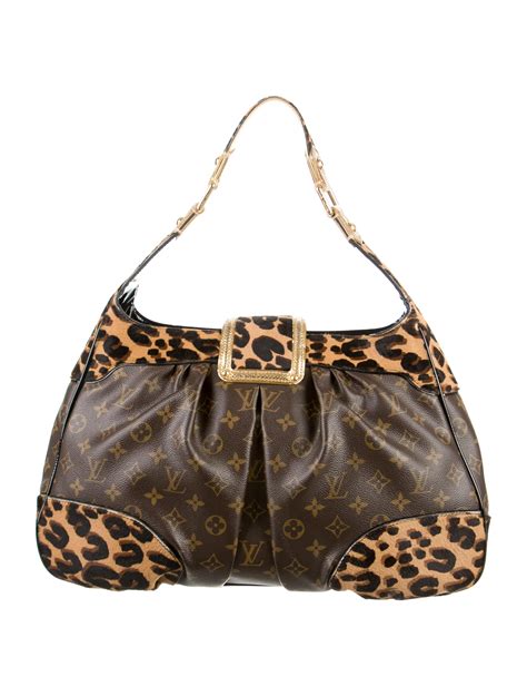 louis vuitton leopard print|leopard print velvet handbags.